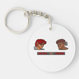 Ryu Vs Adon Keychain