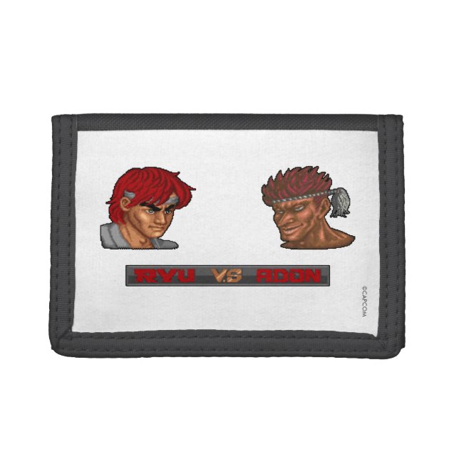Ryu Vs Adon Trifold Wallet (Front)