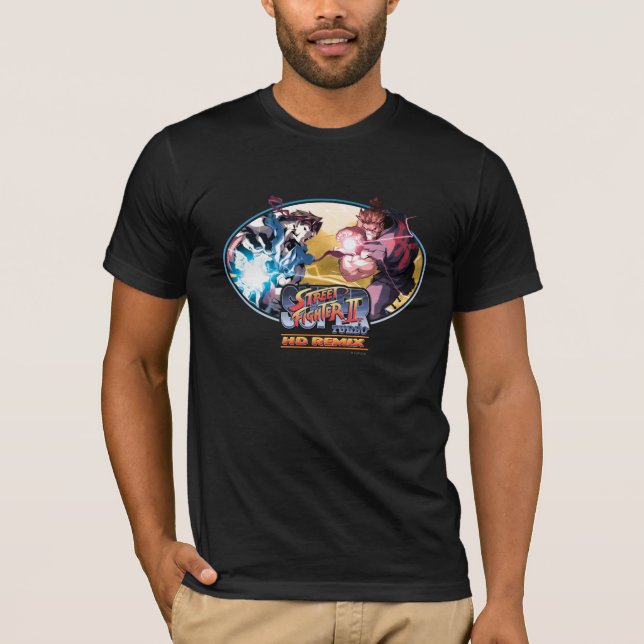 Ryu Vs Akuma 2 T-Shirt (Front)