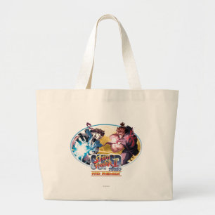 Ryu Vs Akuma Large Tote Bag