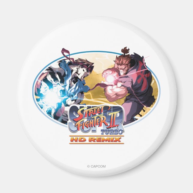 Ryu Vs Akuma Magnet (Front)