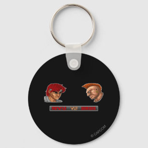 Ryu Vs Birdie Keychain