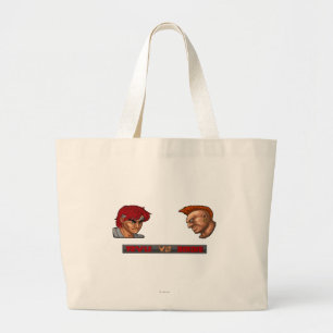 Ryu Vs Birdie Large Tote Bag