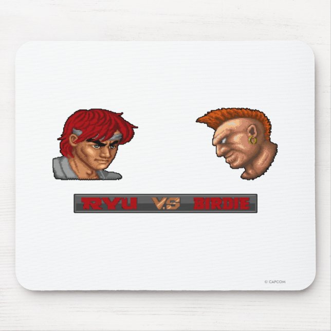 Ryu Vs Birdie Mouse Pad (Front)