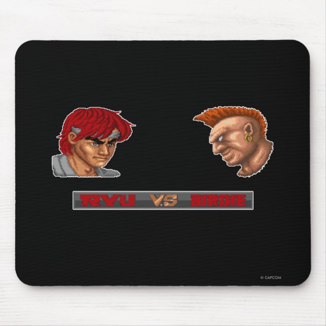 Ryu Vs Birdie Mouse Pad (Front)