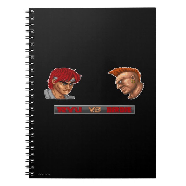 Ryu Vs Birdie Notebook (Front)