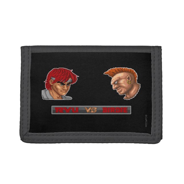 Ryu Vs Birdie Trifold Wallet (Front)