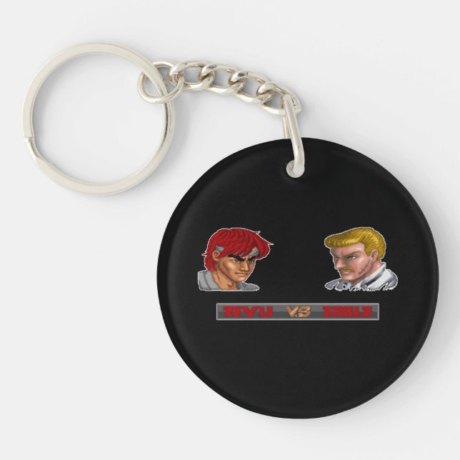 Ryu Vs Eagle Keychain (Front)