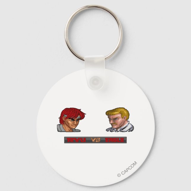 Ryu Vs Eagle Keychain (Front)