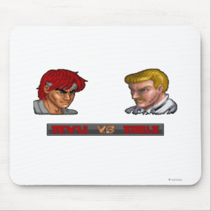 Ryu Vs Eagle Mouse Pad