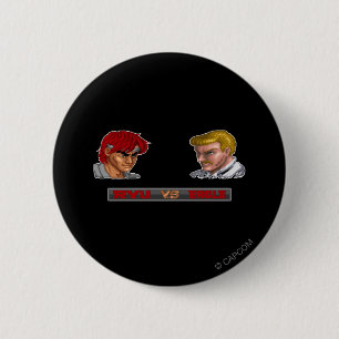 Ryu Vs Eagle Pinback Button