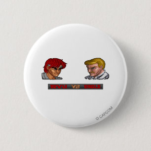Ryu Vs Eagle Pinback Button