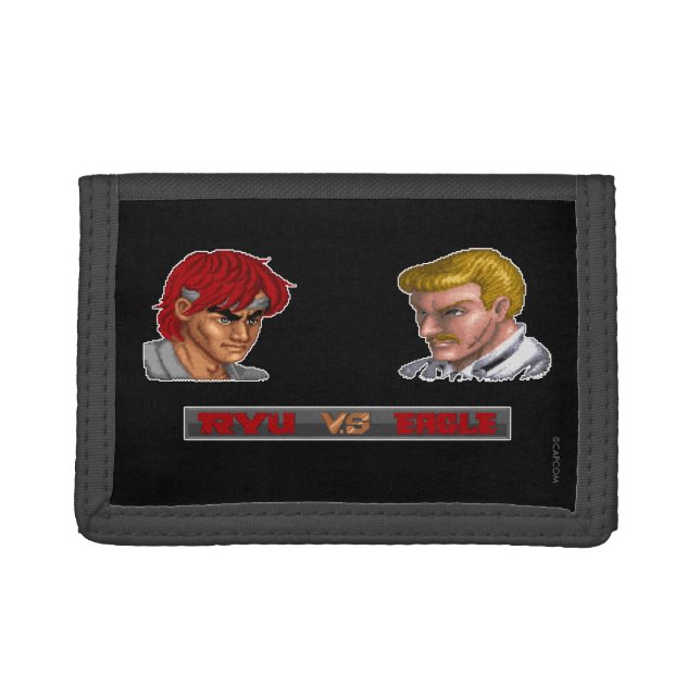 Ryu Vs Eagle Trifold Wallet (Front)