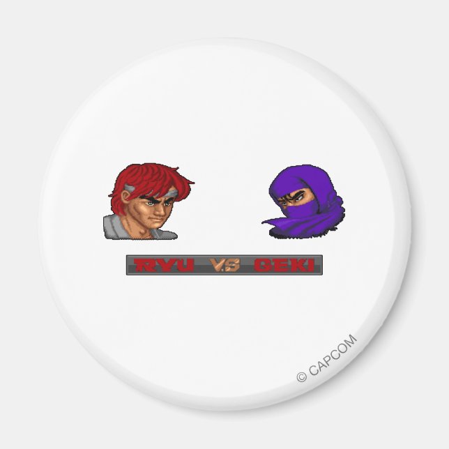 Ryu Vs Geki Magnet (Front)