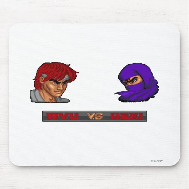 Ryu Vs Geki Mouse Pad (Front)