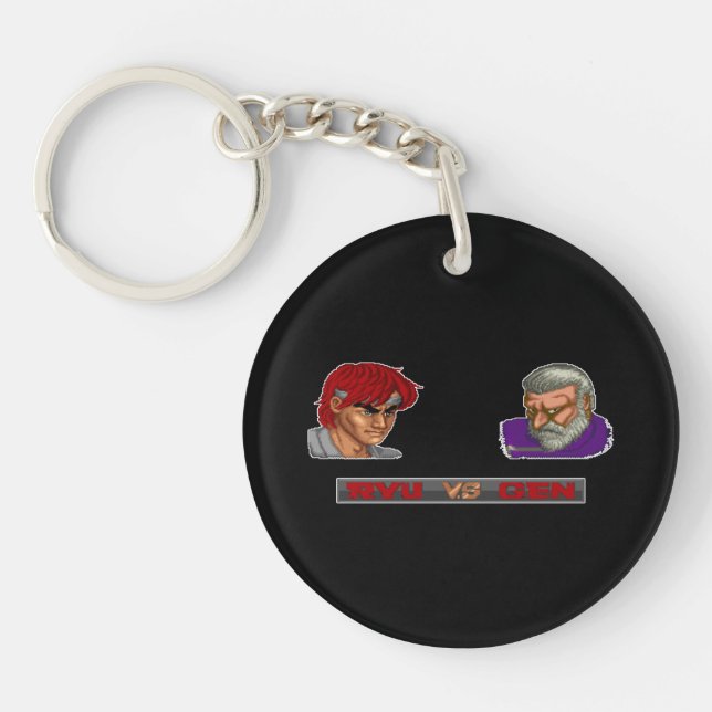 Ryu Vs Gen Keychain (Front)
