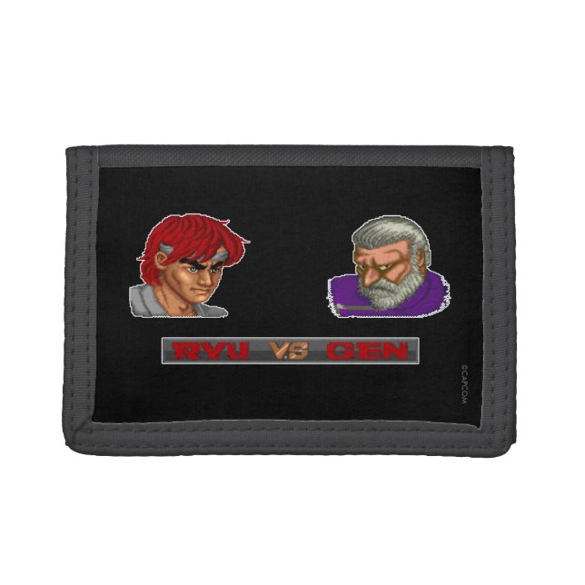 Ryu Vs Gen Tri-fold Wallet (Front)