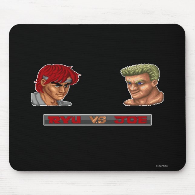 Ryu Vs Joe Mouse Pad (Front)