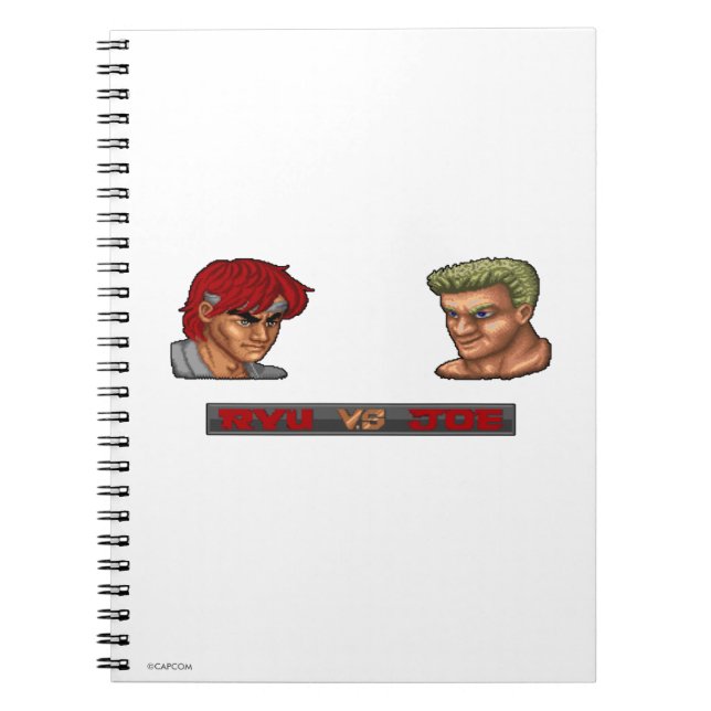 Ryu Vs Joe Notebook (Front)