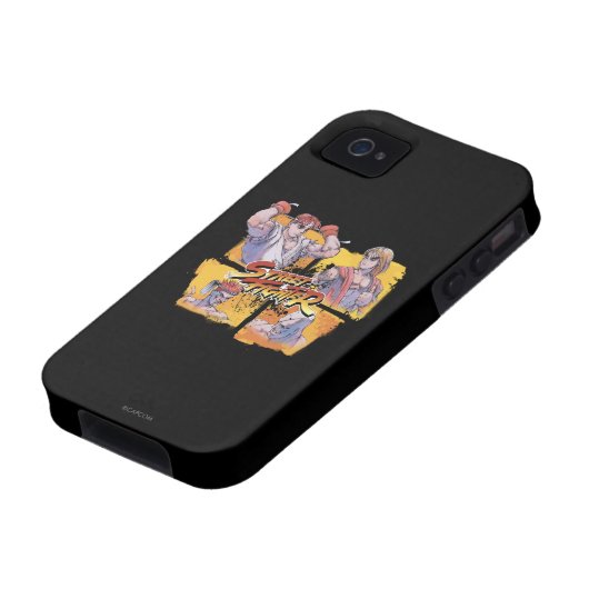 Ryu Vs Ken & Adon Vs Sagat Case-Mate iPhone Case (Bottom)