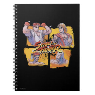 Ryu Vs Ken & Adon Vs Sagat Notebook