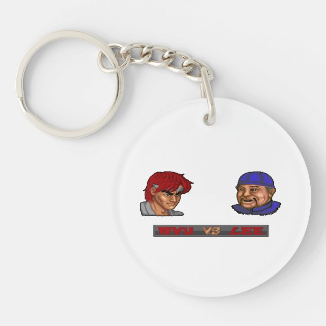 Ryu Vs Lee 2 Keychain (Front)