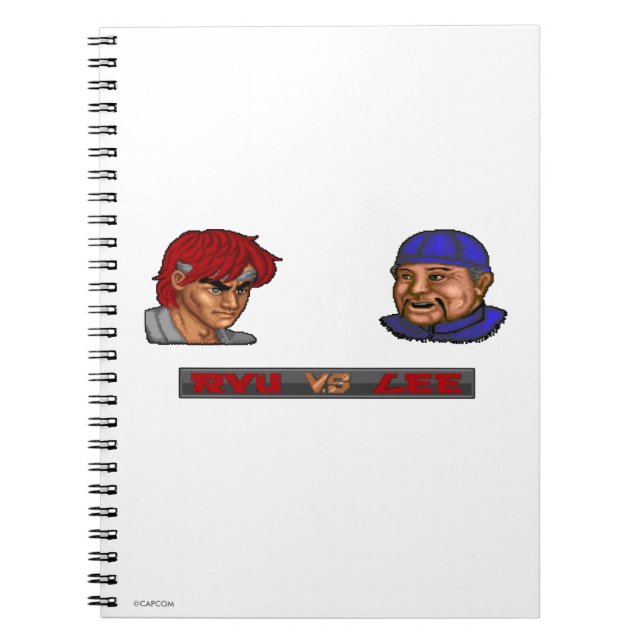 Ryu Vs Lee 2 Notebook (Front)