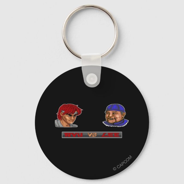 Ryu Vs Lee Keychain (Front)