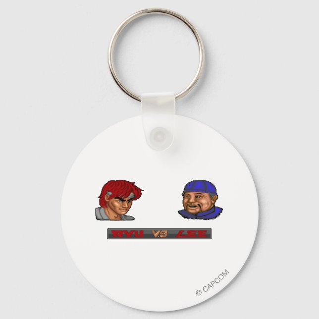 Ryu Vs Lee Keychain (Front)