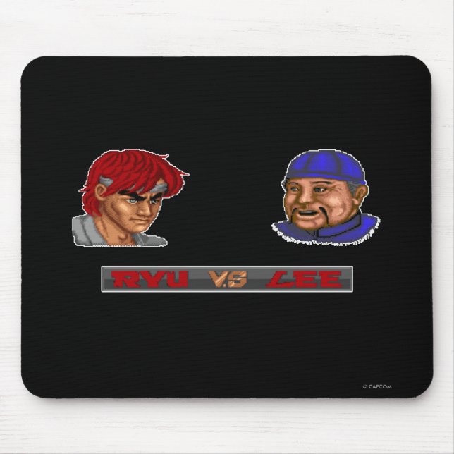 Ryu Vs Lee Mouse Pad (Front)