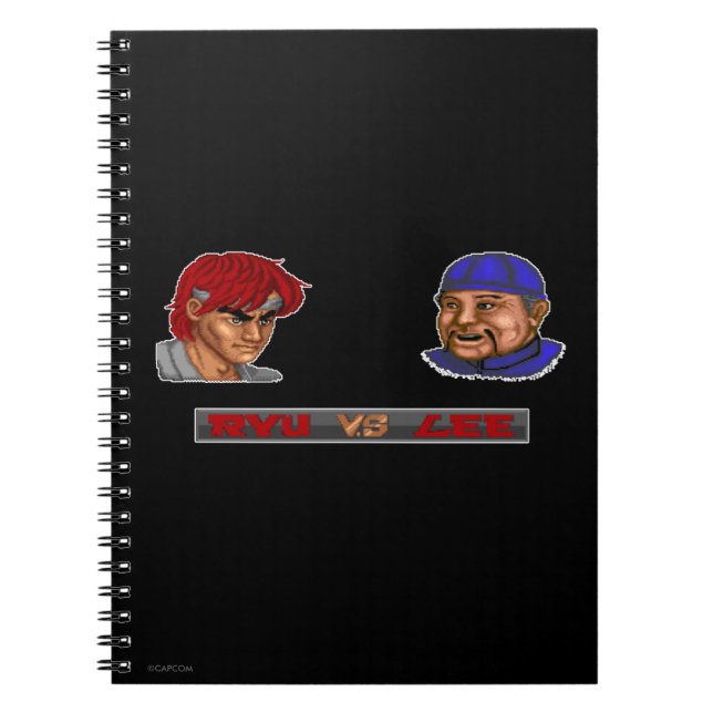 Ryu Vs Lee Notebook (Front)