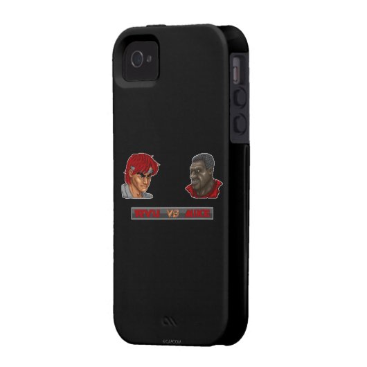 Ryu Vs Mike 2 Case-Mate iPhone Case (Back Left)