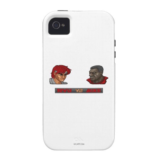Ryu Vs Mike Case-Mate iPhone Case (Back)