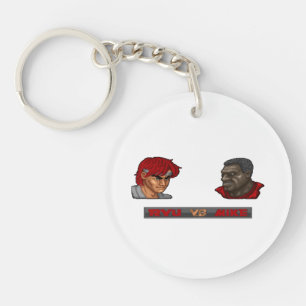 Ryu Vs Mike Keychain