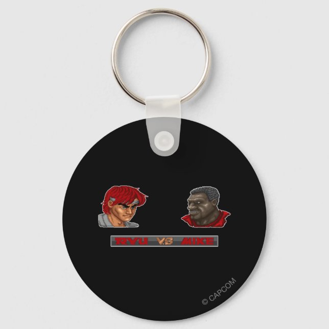 Ryu Vs Mike Keychain (Front)
