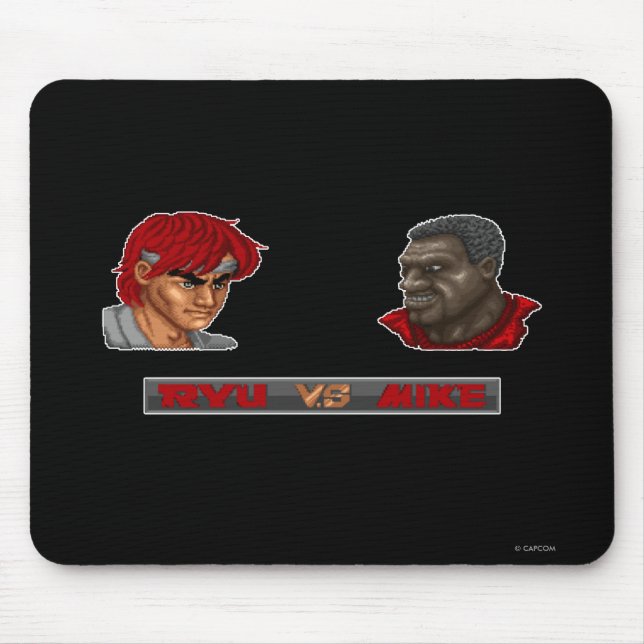 Ryu Vs Mike Mouse Pad (Front)