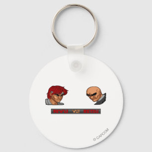Ryu Vs Retsu Keychain
