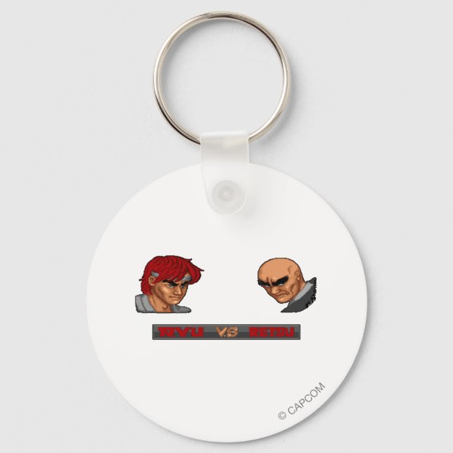 Ryu Vs Retsu Keychain (Front)