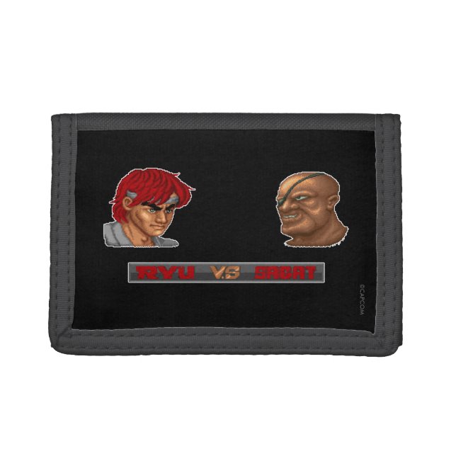 Ryu Vs Sagat 2 Tri-fold Wallet (Front)