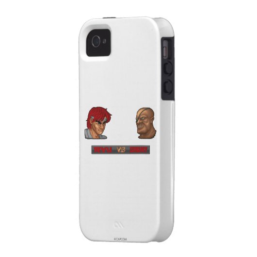 Ryu Vs Sagat Case-Mate iPhone Case (Back Left)