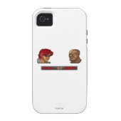 Ryu Vs Sagat Case-Mate iPhone Case (Back)