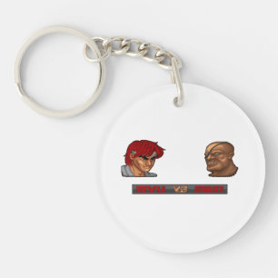 Ryu Vs Sagat Keychain