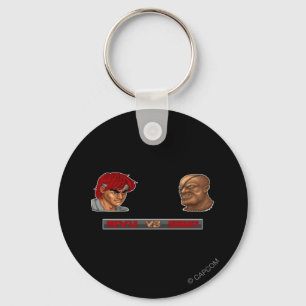 Ryu Vs Sagat Keychain