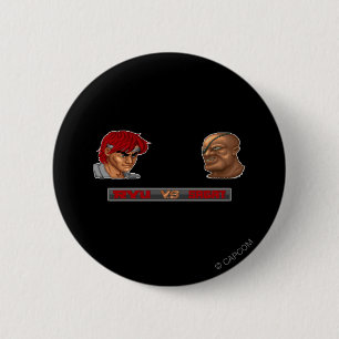 Ryu Vs Sagat Pinback Button