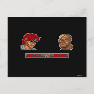Ryu Vs Sagat Postcard