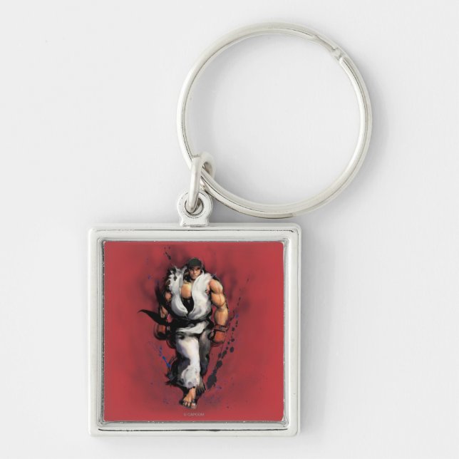 Ryu Walking Keychain (Front)