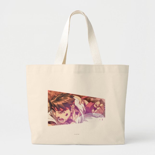 Ryu Wide Action Shot Large Tote Bag (Front)