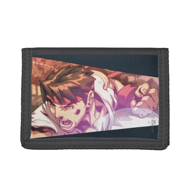 Ryu Wide Action Shot Trifold Wallet (Front)