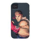 Ryu with Fist Raised Case-Mate iPhone Case (Back)
