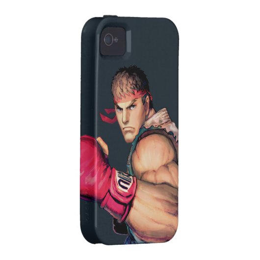 Ryu with Fist Raised Case-Mate iPhone Case (Back/Right)